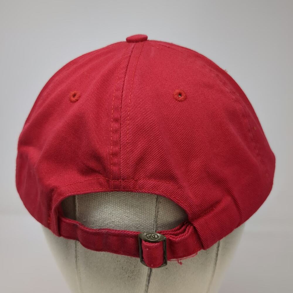 Dorfman Pacific Terrace Lakes TL Red Baseball Cap One Size Slideback Cotton Hat - Picture 6 of 9